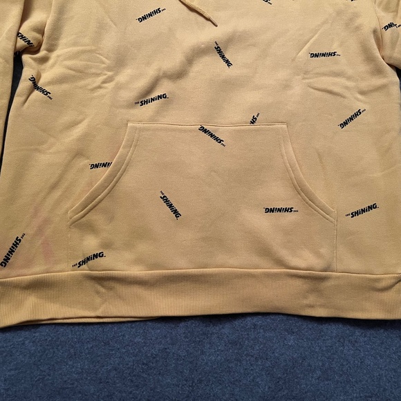 DUMBGOOD x THE SHINING Repeat Logo Yellow Pullover Hoodie Kubrick Collection - Picture 2 of 13